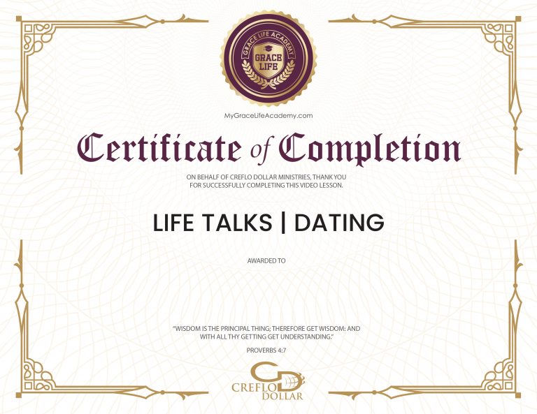 be safe online dating certificate