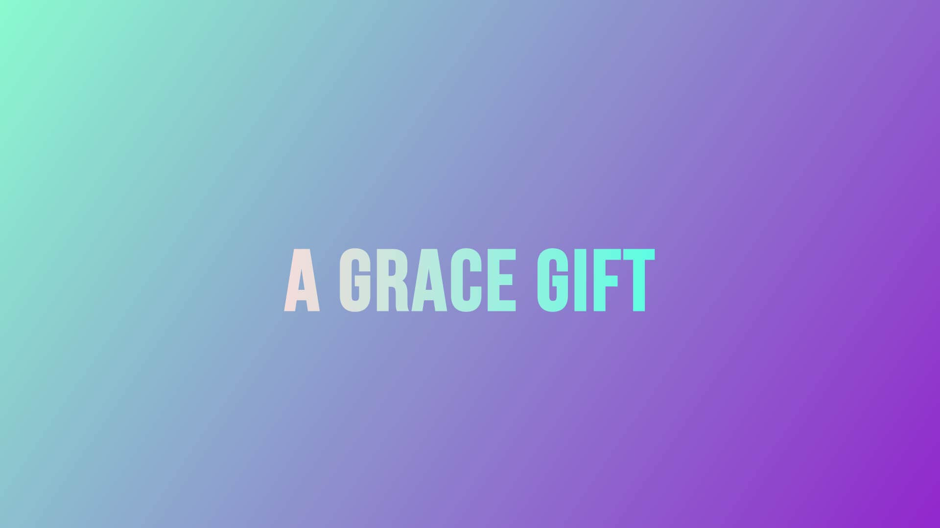 Grace Life Academy A Grace Gift Preview